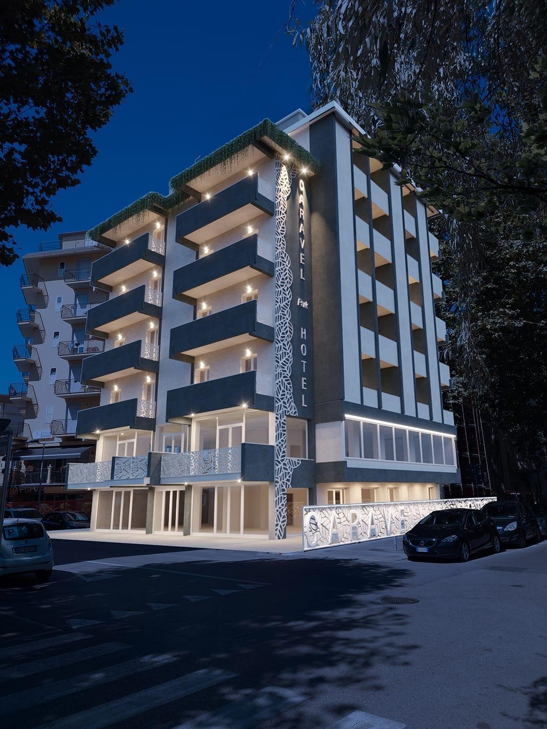 Hotel Caravel Park Rimini Ngoại thất bức ảnh
